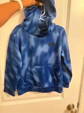 Under Armour Blue Tie-Dye Hooded Sweatshirt for Kids